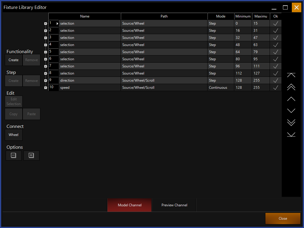Конфигуратор колес в редакторе библиотеки ONYX