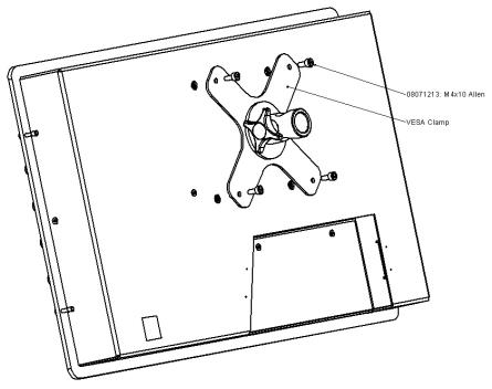 Крепление VESA к внешнему монитору на M6