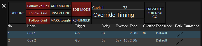Настройка времени для кью