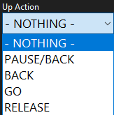 Опции Up Action