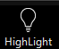Кнопка Highlight