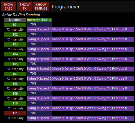 Загрузка каналов в Programmer ONYX