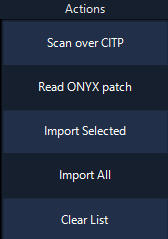 Импорт патча в ONYX